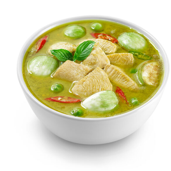 Grünes Thai Curry mit Huhn